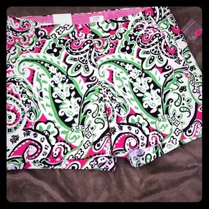 NWT Crown & Ivy Multi-Color Essential Shorts